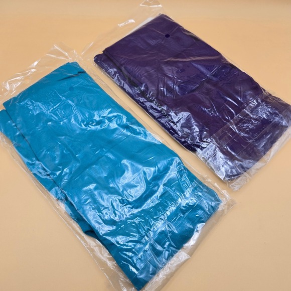 MOPAS EX001 Free Size Teal Purple Leggings Pants Set 2 NWOT - Picture 2 of 9